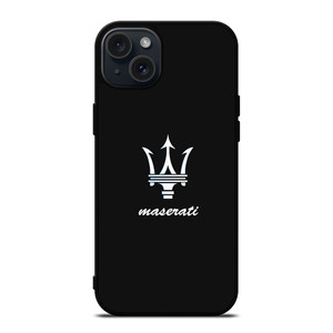 MASERATI BLACK iPhone 15 Plus Case MASERATI BLACK iPhone 15 Plus Case