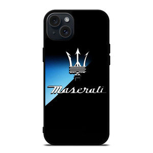 MASERATI DARK BLUE LOGO iPhone 15 Plus Case