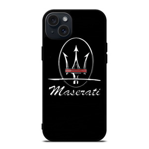 MASERATI METAL LOGO iPhone 15 Plus Case MASERATI METAL LOGO iPhone 15 Plus Case