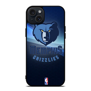 MEMPHIS GRIZZLIES NBA BASEBALL LOGO iPhone 15 Plus Case