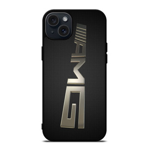 MERCEDES AMG LOGO CARBON PERSPECTIVE iPhone 15 Plus Case