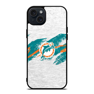 MIAMI DOLPHINS LOGO ICON iPhone 15 Plus Case MIAMI DOLPHINS LOGO ICON iPhone 15 Plus Case