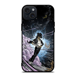 MICHAEL JACKSON CARTOON ART iPhone 15 Plus Case
