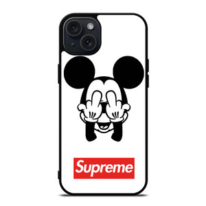 MICKEY MOUSE SUPREME iPhone 15 Plus Case MICKEY MOUSE SUPREME iPhone 15 Plus Case