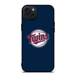MINNESOTA TWINS BASEBALL CLUB LOGO iPhone 15 Plus Case MINNESOTA TWINS BASEBALL CLUB LOGO iPhone 15 Plus Case