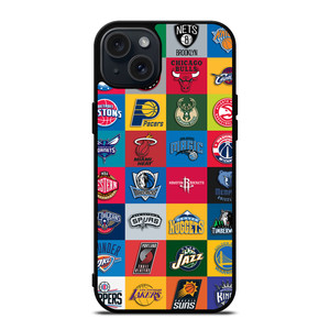 NBA TEAM COLLAGE iPhone 15 Plus Case