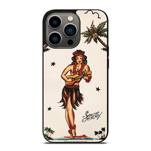 SAILOR JERRY S HULA GIRL 2 iPhone 13 Pro Case SAILOR JERRY S HULA GIRL 2 iPhone 13 Pro Case