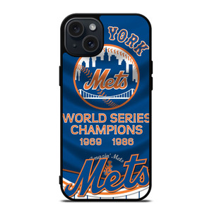 NEW YORK METS WORLD SERIES iPhone 15 Plus Case