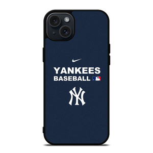 NEW YORK YANKEES BASEBALL NIKE LOGO iPhone 15 Plus Case NEW YORK YANKEES BASEBALL NIKE LOGO iPhone 15 Plus Case