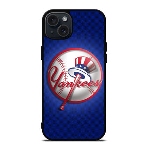 NEW YORK YANKEES RETRO LOGO iPhone 15 Plus Case NEW YORK YANKEES RETRO LOGO iPhone 15 Plus Case