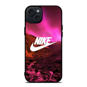 NIKE LOGO AURORA PURPLE iPhone 15 Plus Case NIKE LOGO AURORA PURPLE iPhone 15 Plus Case