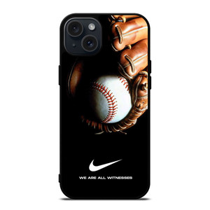 NIKE LOGO BASEBALL GLOVE iPhone 15 Plus Case