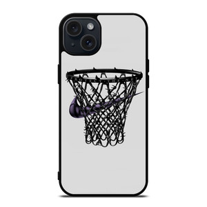 NIKE LOGO RING BASKETBALL NEVER STOPS iPhone 15 Plus Case