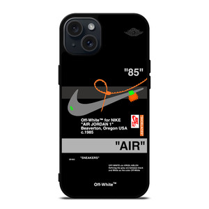 OFF WHITE AIR JORDAN NIKE iPhone 15 Plus Case OFF WHITE AIR JORDAN NIKE iPhone 15 Plus Case