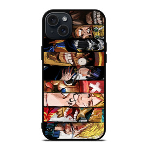 ONE PIECE CHARACTER COLLAGE iPhone 15 Plus Case