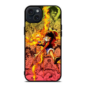 ONE PIECE LUFFY FIRE PUNCH iPhone 15 Plus Case ONE PIECE LUFFY FIRE PUNCH iPhone 15 Plus Case