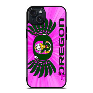 PINK GIRLS OREGON DUCKS iPhone 15 Plus Case