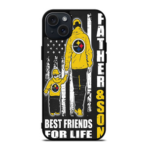 PITTSBURGH STEELERS FATHER AND SON iPhone 15 Plus Case