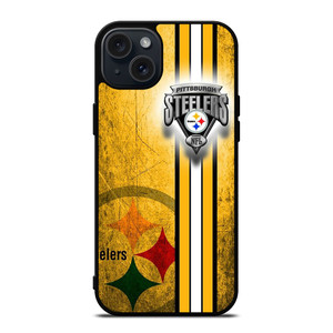 PITTSBURGH STEELERS FOOTBALL LOGO ICON iPhone 15 Plus Case PITTSBURGH STEELERS FOOTBALL LOGO ICON iPhone 15 Plus Case