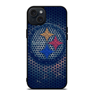 PITTSBURGH STEELERS RUSTY CIRCLE LOGO iPhone 15 Plus Case