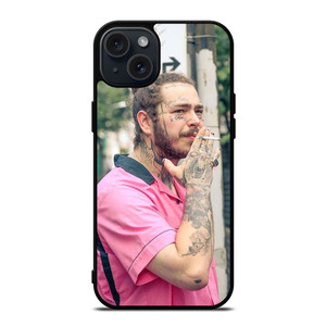 POST MALONE RAPPER iPhone 15 Plus Case POST MALONE RAPPER iPhone 15 Plus Case