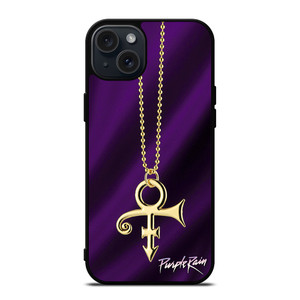 PRINCE PURPLE RAIN LOGO 2 iPhone 15 Plus Case PRINCE PURPLE RAIN LOGO 2 iPhone 15 Plus Case