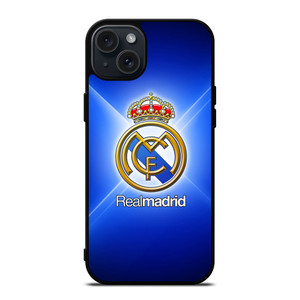 REAL MADRID LOGO BLUE LIGHT iPhone 15 Plus Case