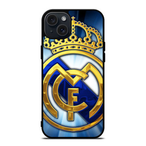 REAL MADRID SHINE LOGO iPhone 15 Plus Case REAL MADRID SHINE LOGO iPhone 15 Plus Case