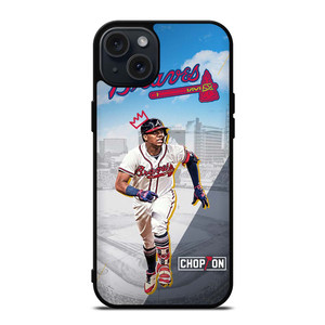RONALD ACUNA JR ATLANTA BRAVES iPhone 15 Plus Case RONALD ACUNA JR ATLANTA BRAVES iPhone 15 Plus Case