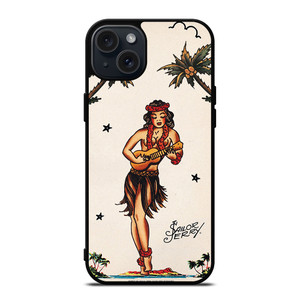 SAILOR JERRY S HULA GIRL 2 iPhone 15 Plus Case