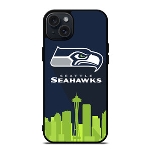 SEATTLE SEAHAWKS LOGO iPhone 15 Plus Case SEATTLE SEAHAWKS LOGO iPhone 15 Plus Case