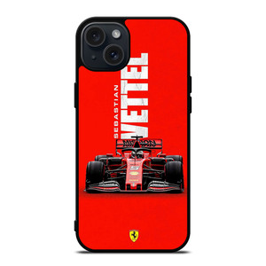 SEBASTIAN VETTEL FERRARI F1 iPhone 15 Plus Case