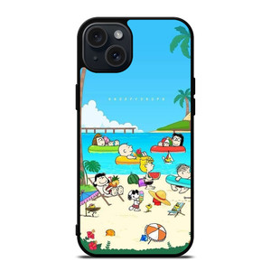 SNOOPY THE PEANUTS BEACH iPhone 15 Plus Case SNOOPY THE PEANUTS BEACH iPhone 15 Plus Case