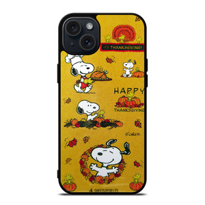 SNOOPY THE PEANUTS THANKSGIVING iPhone 15 Plus Case
