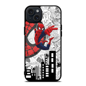 SPIDEMAN CARTOON COMIC iPhone 15 Plus Case