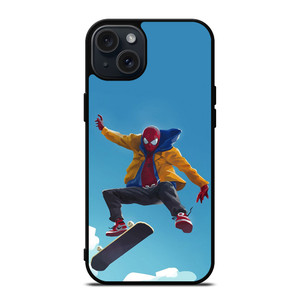 SPIDERMAN SKATE ON THE SKY iPhone 15 Plus Case SPIDERMAN SKATE ON THE SKY iPhone 15 Plus Case