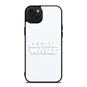 STARWARS LOGO WHITE iPhone 15 Plus Case STARWARS LOGO WHITE iPhone 15 Plus Case