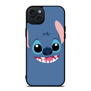 STITCH FACE DISNEY CARTOON iPhone 15 Plus Case STITCH FACE DISNEY CARTOON iPhone 15 Plus Case