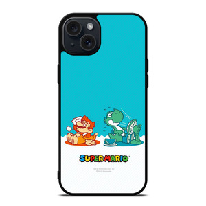 SUPER MARIO AND DINO NINTENDO iPhone 15 Plus Case