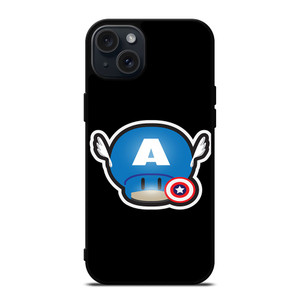 SUPER MARIO MUSHROOM CAPTAIN AMERICA iPhone 15 Plus Case