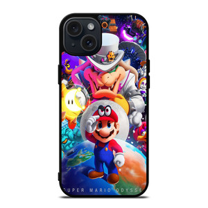 SUPER MARIO ODYSSEY GAME NINTENDO iPhone 15 Plus Case