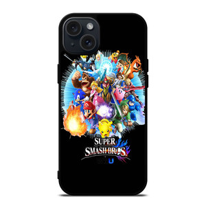 SUPER SMASH BROS WIIU iPhone 15 Plus Case SUPER SMASH BROS WIIU iPhone 15 Plus Case