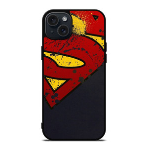 SUPERMAN LOGO BRUSH iPhone 15 Plus Case SUPERMAN LOGO BRUSH iPhone 15 Plus Case