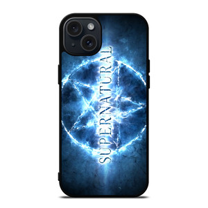 SUPERNATURAL STAR LOGO iPhone 15 Plus Case SUPERNATURAL STAR LOGO iPhone 15 Plus Case