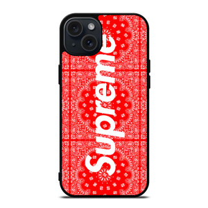 SUPREME BANDANA iPhone 15 Plus Case SUPREME BANDANA iPhone 15 Plus Case