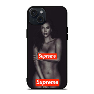 SUPREME KIM KARDASHIAN iPhone 15 Plus Case SUPREME KIM KARDASHIAN iPhone 15 Plus Case