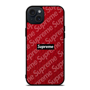 SUPREME LOGO COLLAGE iPhone 15 Plus Case SUPREME LOGO COLLAGE iPhone 15 Plus Case