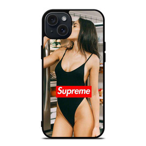 SUPREME LOGO SUMMER DRINKING iPhone 15 Plus Case SUPREME LOGO SUMMER DRINKING iPhone 15 Plus Case