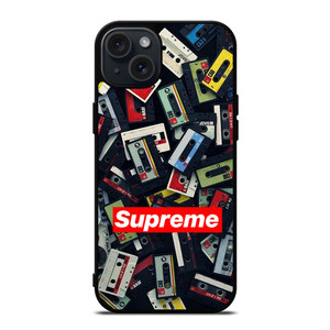 SUPREME LOGO TAPE WALKMAN iPhone 15 Plus Case SUPREME LOGO TAPE WALKMAN iPhone 15 Plus Case