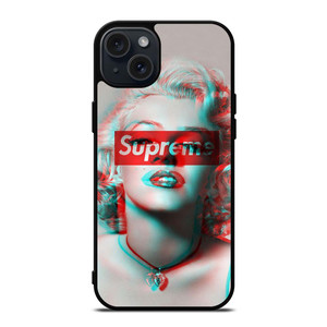 SUPREME MARILYN MONROE iPhone 15 Plus Case SUPREME MARILYN MONROE iPhone 15 Plus Case